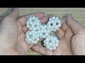 أسهل طريقة لعمل ميدالية كورة بالخرز للمبتدئين How To Make Beaded Ball Keychain 