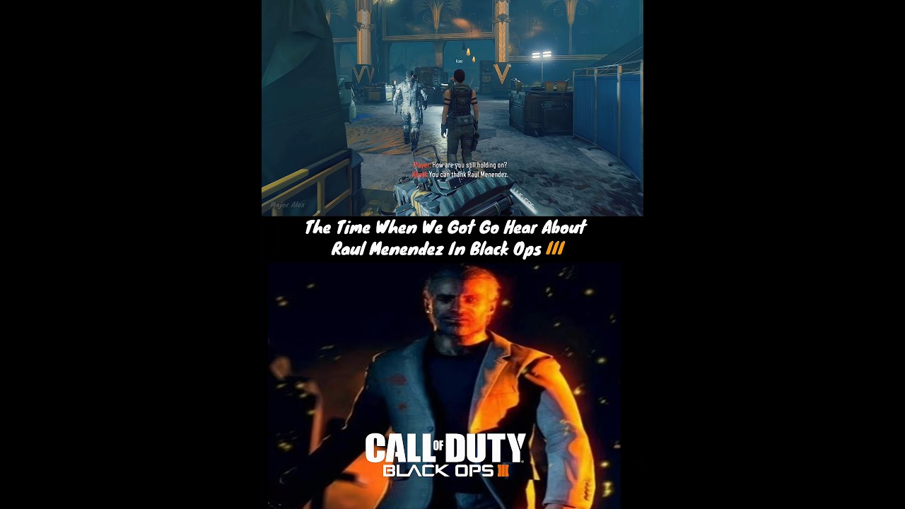 «Вы можете поблагодарить Рауля Менендеса» — когда вы можете услышать о Менендесе в Black Ops 3 