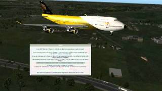 X Plane version 10 Demo B744