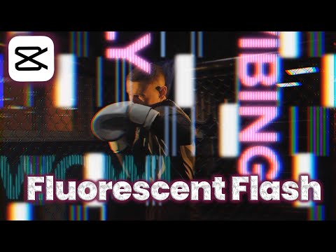 How to add Fluorescent Flash effect to video in Cap Cut/Video editing with mobile