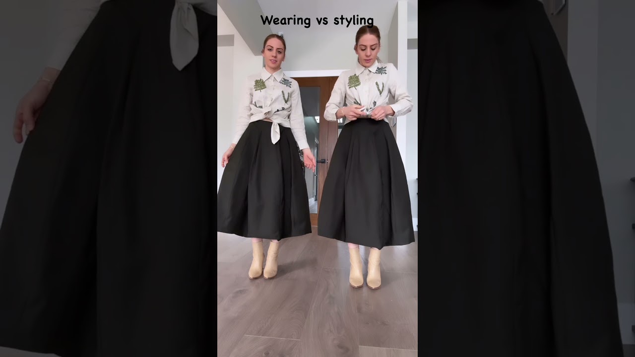 Wearing vs styling 