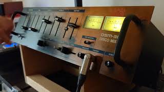 Vesta Kozo DSM-309 Disco Mixer - VU meter backlight bullbs replaced with LED bullb