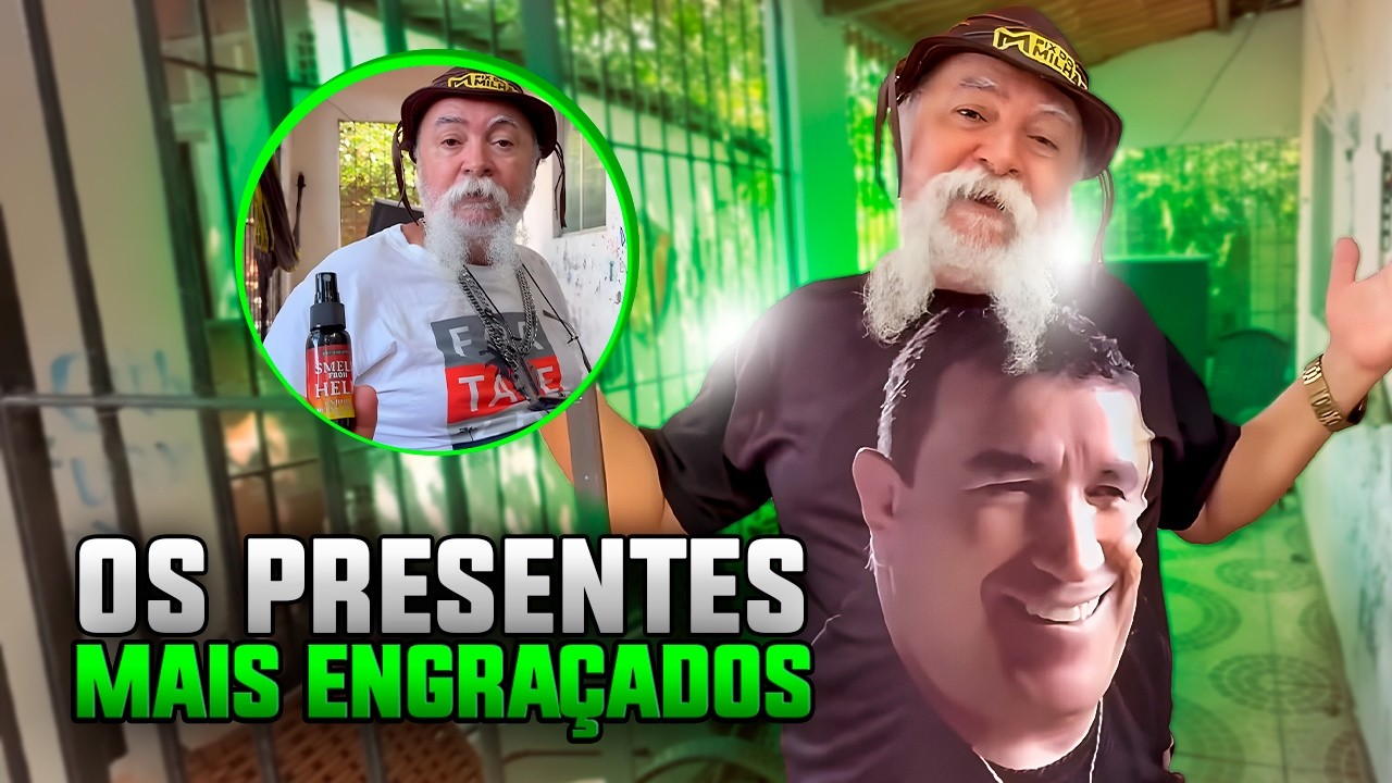 OS PRESENTES MAIS ENGRAÇADOS RECEBIDOS DO LUIZ DO SOM E MANETIKIN | MELHORES MOMENTOS