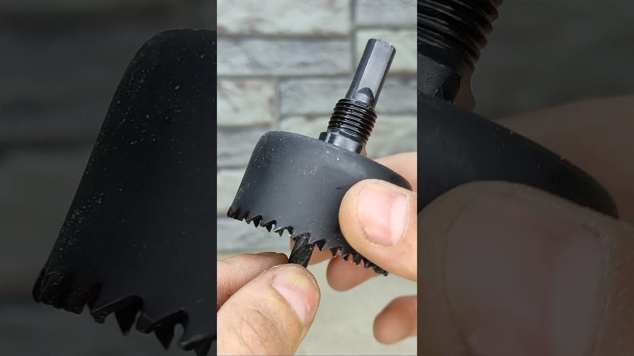 Обязательно запомни эту хитрость! Как можно легко увеличить отверстие коронкой по дереву? #shorts