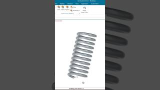 make a #spring with #Nx #cad #design
