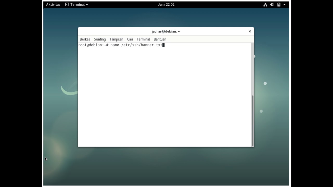 PRAKTIKUM 8 : KONFIGURASI REMOTE ACCESS DEBIAN 9 - YouTube