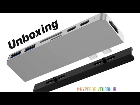 Unboxing: NEW HyperDrive DUO 7-in-2 USB-C Hub for MacBook Air/Pro! With Removable Magnetic Grip!
