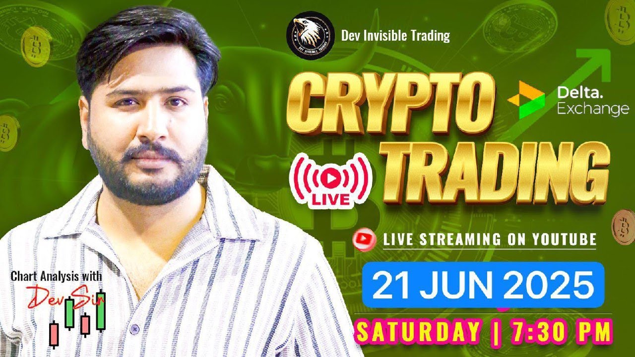 21 JUNE Crypto live trading , bitcoin live trading #deltaexchange  #btc#cryptolivetrading #trading