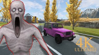 Escape From The Shy Guy (SCP-096) | Car Ride Chase | BeamNG Drive screenshot 5