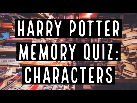 Harry Potter Memory Quiz: Characters