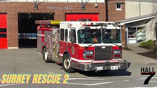 Surrey Fire Service - Rescue 2 Responding x5