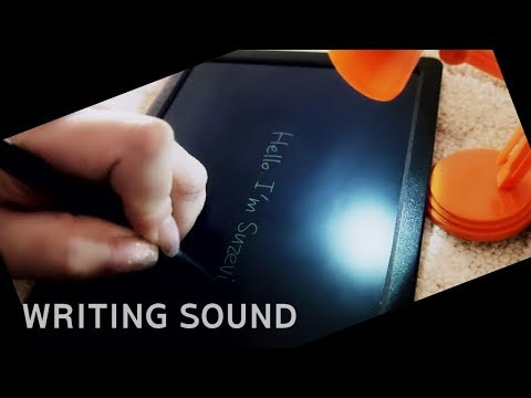 ASMR 부기보드에 글쓰기 | Writing Sound | Boogie Board (no talking)