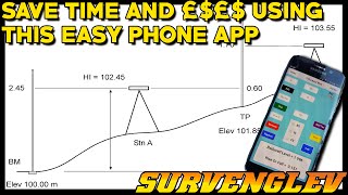 Rise & Fall levelling made easy on your mobile phone!! Land Surveying Civil Engineering App screenshot 2