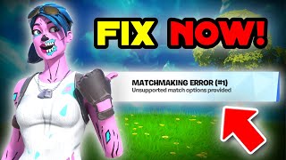 How to Fix Matchmaking Error in Fortnite (2025 Guide)