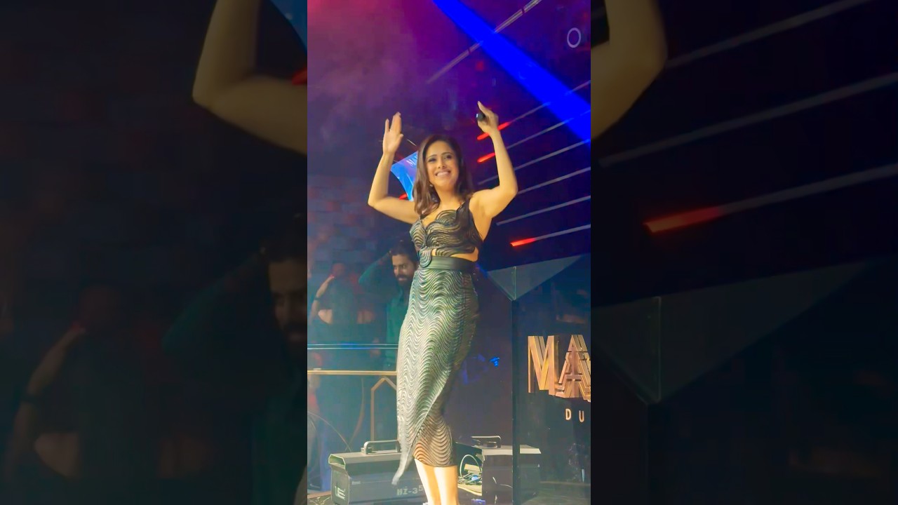 Covering Nushrratt Bharuccha during her performance at the club | 