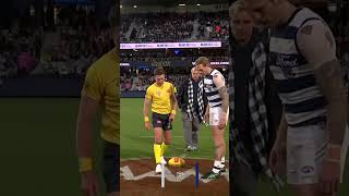 Ethan Ewing is on dry land 🪙 #afl #footy #surfing #cointoss