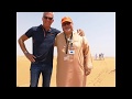 Exformula1 driver christian danner with prof dr norman ali khalaf in ras al khaimah desert