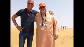 Ex-Formula-1 Driver Christian Danner With Prof. Dr. Norman Ali Khalaf In Ras Al Khaimah Desert