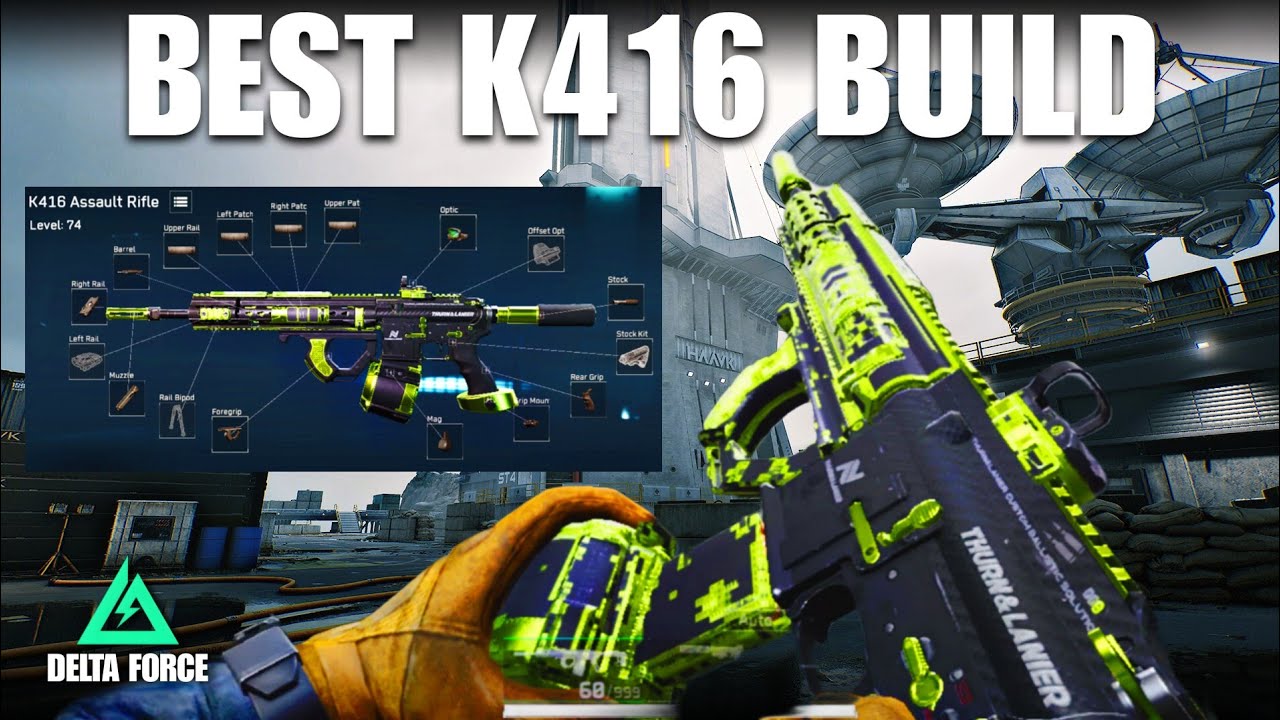 Delta Force Mobile Meta K416 Build For Aggressive Gameplay!