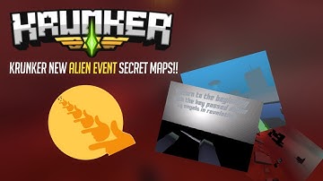 Krunker Alien Event New Secrets! - New Alien Event Secret Maps!