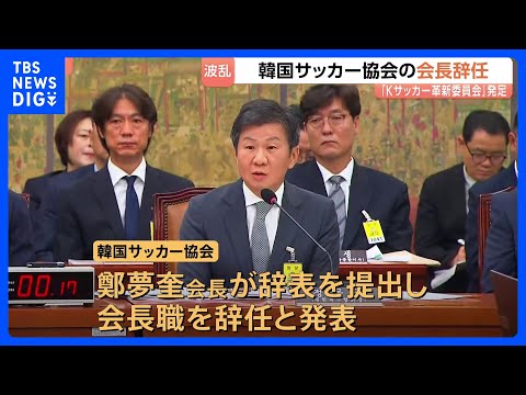 W杯敗退で揺れる韓国…政府がサッカー界改革へ「Kサッカー革新委員会」を発足　共同委員長にパク・チソン氏　サッカー協会トップは辞任｜TBS…