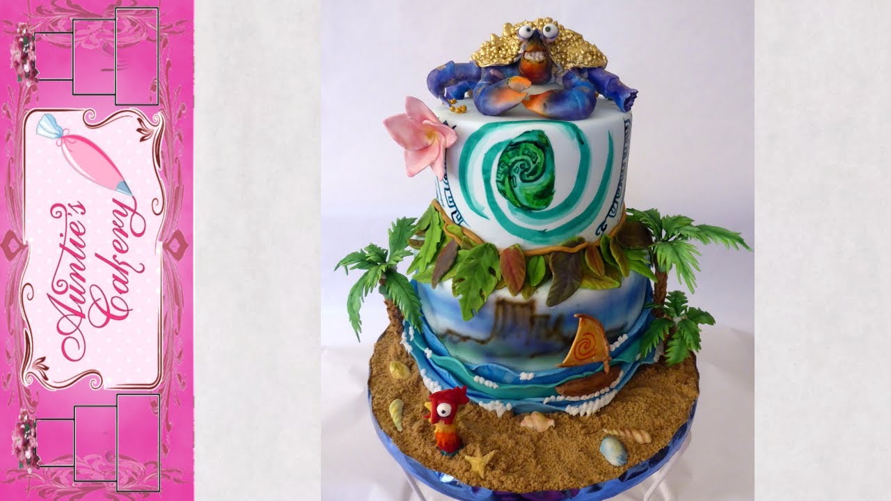 Tamatoa Cake Topper Disney S Moana Cake Youtube