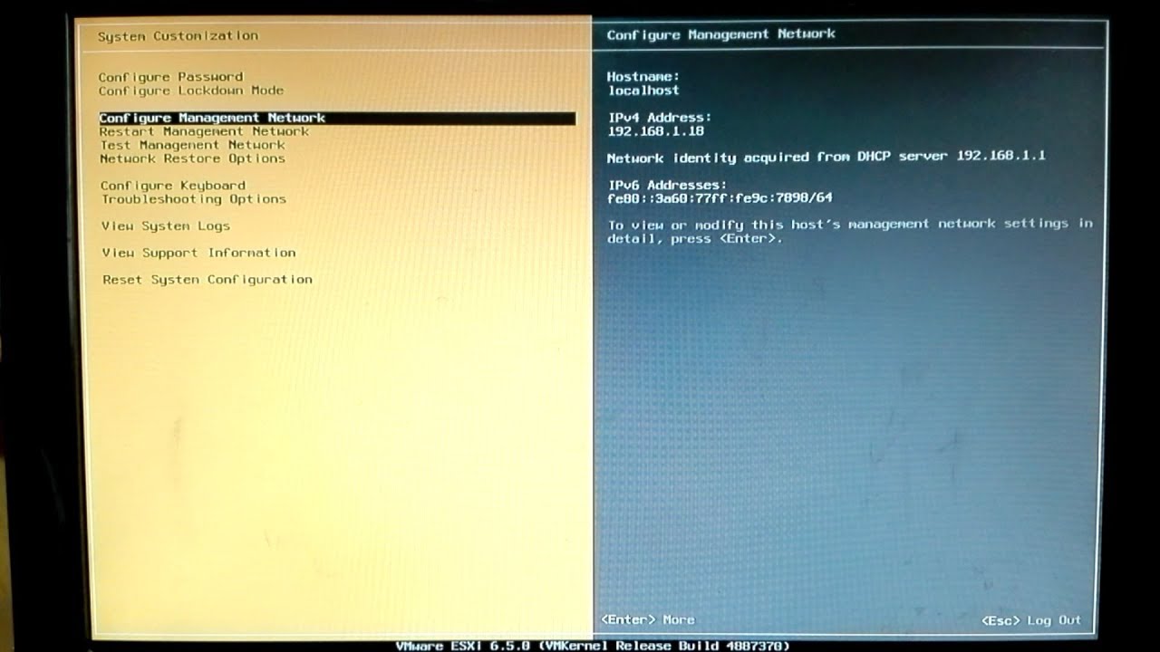 Install Configure And Activate Vmware Vsphere Hypervisor Esxi 6 5