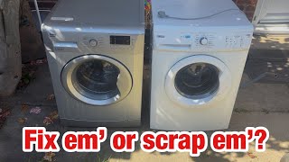 Beko WM74155LS & Zanussi Lindo 100 ZWF71340W || Fix em’ or scrap em’?: Can they both be saved?