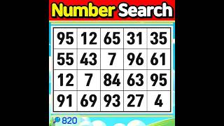 Number Search #820 Life is about discovering your true self.【Match | brain game | puzzle 】 screenshot 3