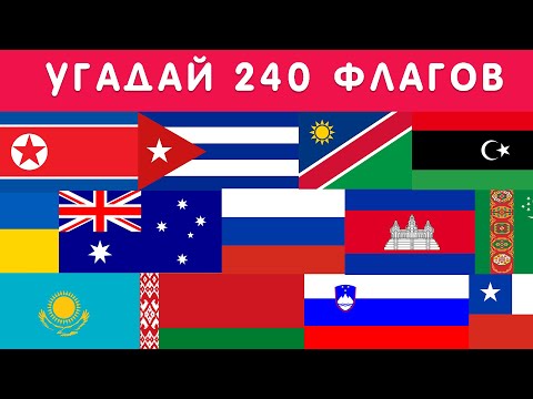 Видео: УГАДАЙ 240 ФЛАГОВ  ЗА 5 СЕКУНД 🤔