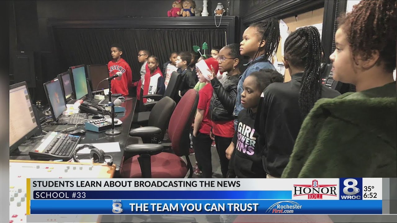 News 8 Honor Roll: Students learn about broadcasting the news