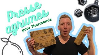 Pressix - Presse-Agrumes pour Thermomix (+ 2 Accessoires et 1