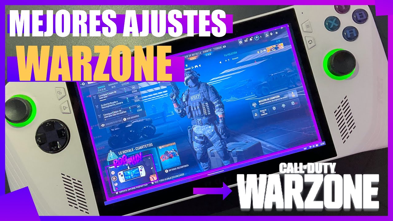 Mejor Configuración para COD WARZONE - Asus ROG Ally - YouTube