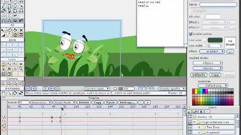 10 21. Scene Build pt. 3-Anime Studio Pro Tutorial