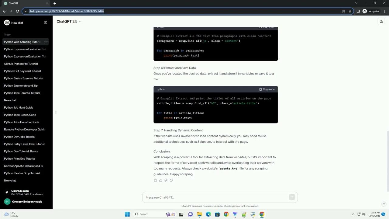 extract-data-from-website-using-python-youtube