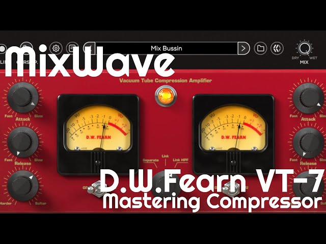 D.W.Fearn VT-7 Mastering Compressor by MixWave (No Talking) - YouTube