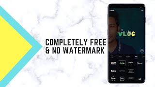 A completely free video editing app for android phones without
watermark. editor watermark , create intros . short...