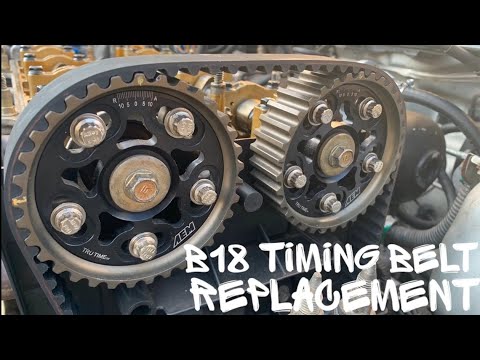 How to change a timing belt on a integra (b18)