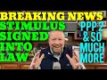 BREAKING NEWS! [Stimulus is Law] PPP 2! EIDL Grant! No PPP Tax! Unemployment! Stimulus Checks! 12/27