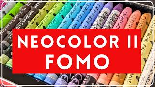 New Neocolor 2: Dealing with FOMO ~ Caran D'Ache Botanic Set Watersoluble Pastels