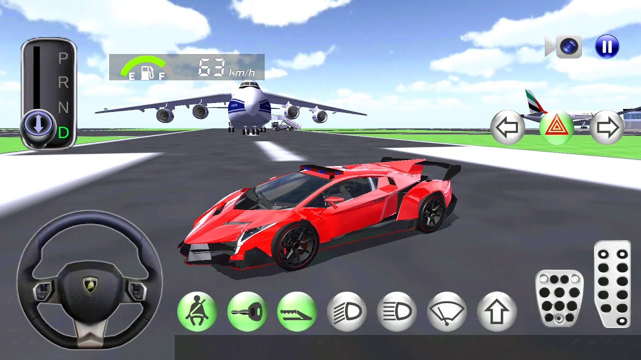 Unseen Place Crazy Lamborghini 3D Driving Game - 3D Driving Simulator Game  - Android Gameplay