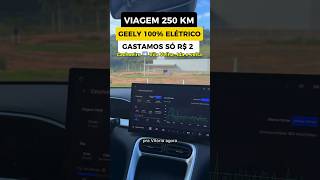 Geely EX2 Max rodou 250 km entre Cachoeiro e Vila Velha 100% elétrico!💰 Custo: ~R$ 2,00 c