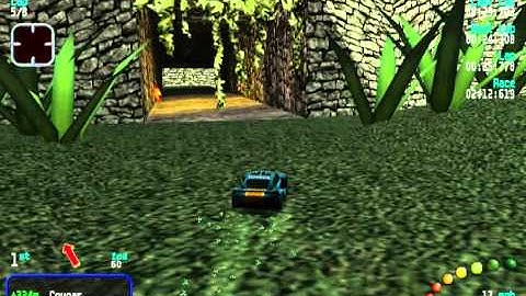 Re Volt Custom Track The Beautiful Garden by Nieger33@ ,12 Cars 8 Laps & Pickups!