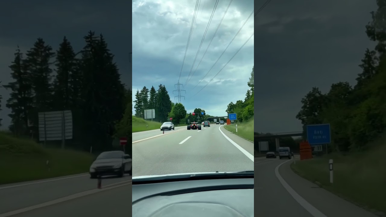 Unglaublich: Vermutlich Sauber-Team testet F1-Wagen auf Autobahn bei St. Gallen 