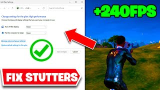 how to *fix* stutters in fortnite chapter 5!(insane fps boost!)