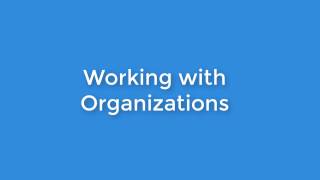 Working with Organisations