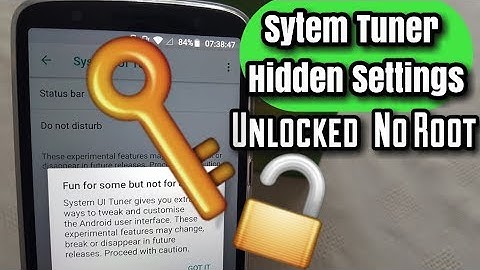Moto G6 Unlock Hidden System Ui Tuner No Root Needed