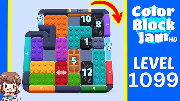 Color Block Jam Level 1099 Solution Walkthrough