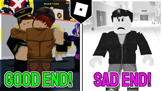 HOW TO GET THE GOOD AND SAD ENDINGS IN AIRPLANE 4 [STORY]! | ROBLOX