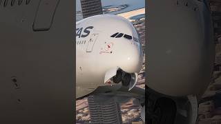 Qantas A380 Approach Near the Burj Khalifa | Dubai Airport | MSFS2020 [4K]